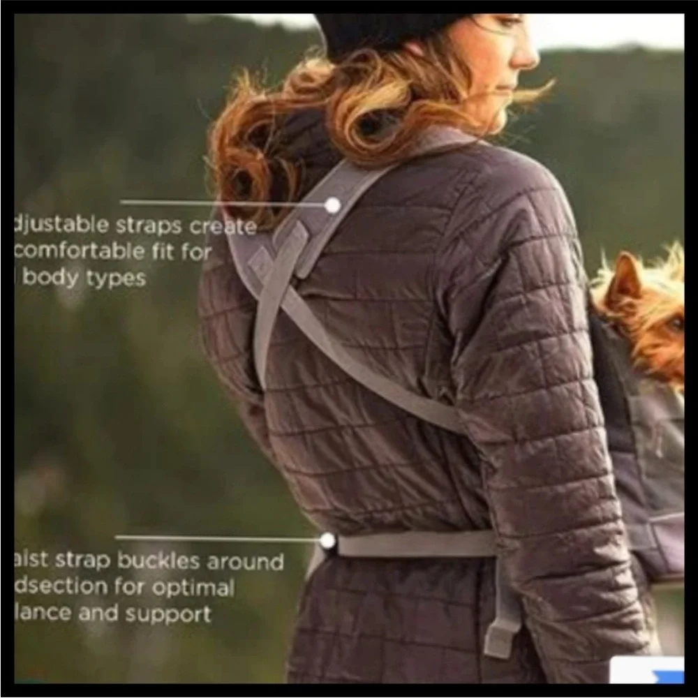 Outward hound Front Carrier for Dogs, Color Gray, Small
